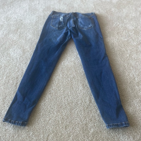 KanCan distressed ankle slit‎ skinny jeans. Women size 3/25 - Picture 12 of 14